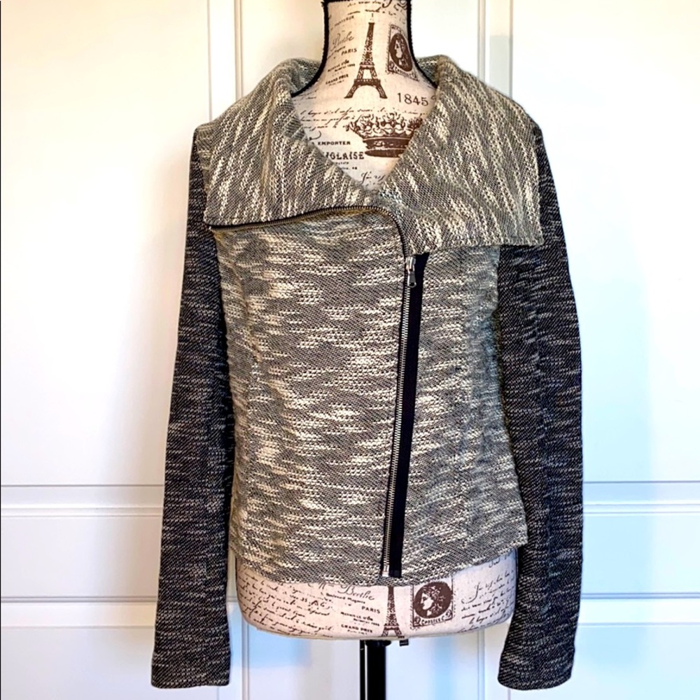 OLD NAVY ASYMMETRICAL ZIP FRONT MOTO JACKET